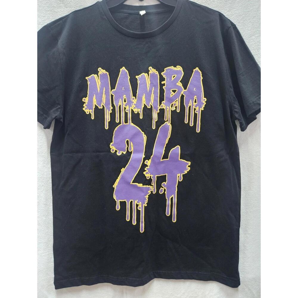 Black Mamba 24 Kobe Bryant Lakers T-Shirt M Nwot